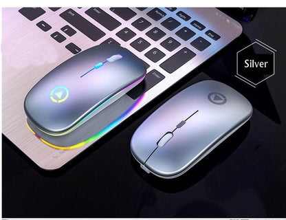 2.4GHz RGB Wireless USB Rechargeable Mouse